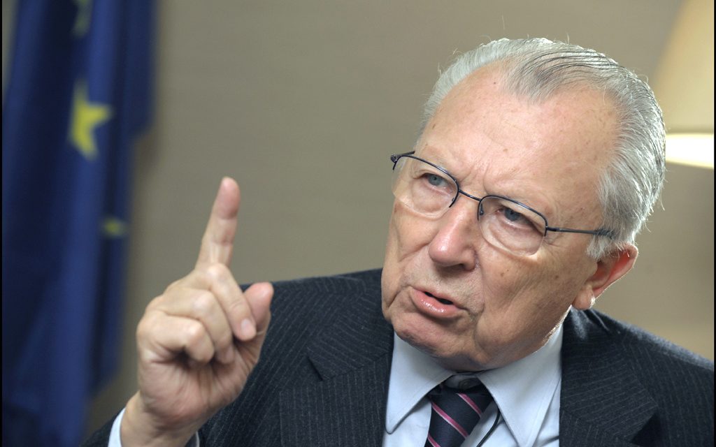 Jacques Delors nommé citoyen d’honneur de l’Europe par le Conseil européen